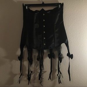 Fredericks of Hollywood open cup corset